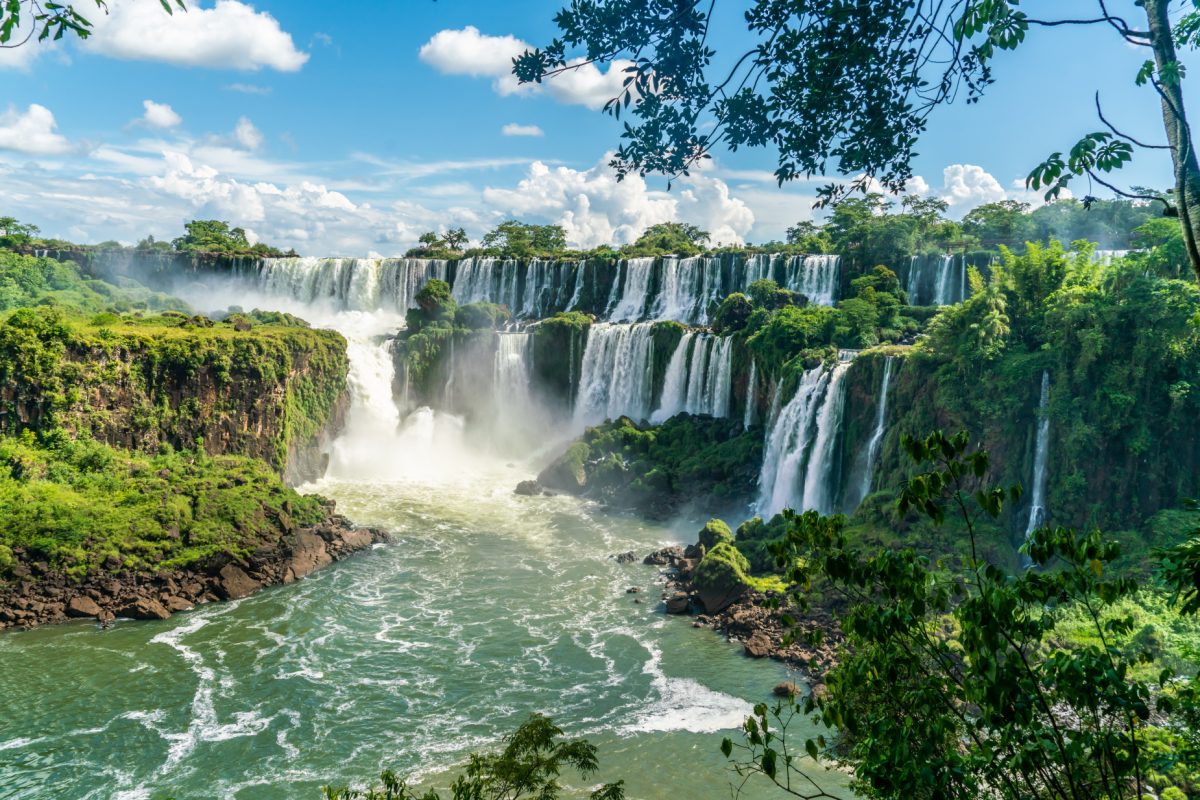waterfalls iguazu falls argentina brazil